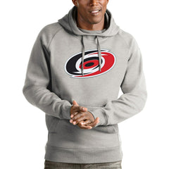 Carolina Hurricanes Antigua Logo Victory Pullover Hoodie - Heathered Gray | NHL sale
