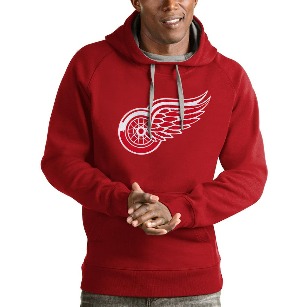 Detroit Red Wings Antigua Logo Victory Pullover Hoodie - Red | NHL on sale