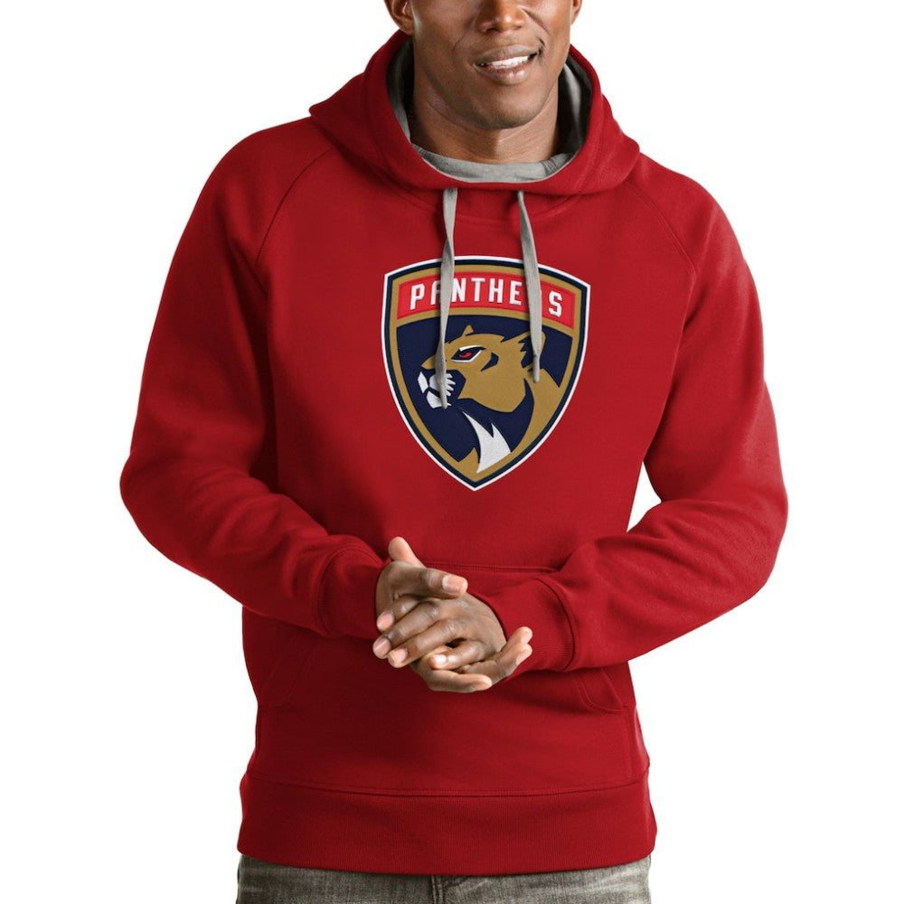 Florida Panthers Antigua Logo Victory Pullover Hoodie - Red | NHL near me