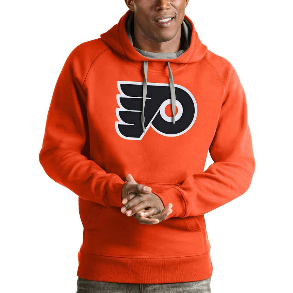 Philadelphia Flyers Antigua Logo Victory Pullover Hoodie - Orange | NHL discount