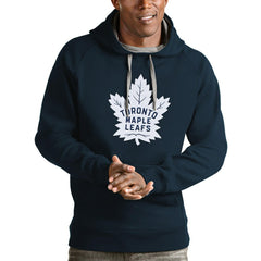Toronto Maple Leafs Antigua Logo Victory Pullover Hoodie - Navy | NHL sale