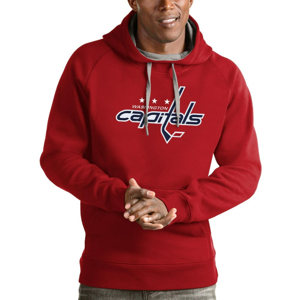 Washington Capitals Antigua Logo Victory Pullover Hoodie - Red | NHL on sale