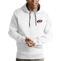 Carolina Hurricanes Antigua Victory Pullover Hoodie - White | NHL Lifestyle