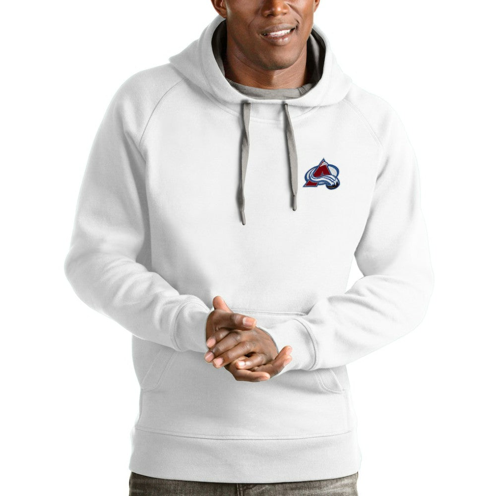 Colorado Avalanche Antigua Victory Pullover Hoodie - White | NHL online