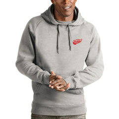 Detroit Red Wings Antigua Victory Pullover Hoodie - Heathered Gray | NHL discount