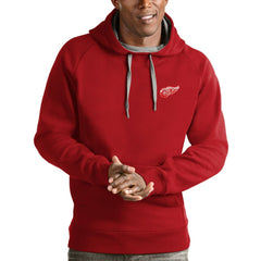 Detroit Red Wings Antigua Team Victory Pullover Hoodie - Red | NHL on sale