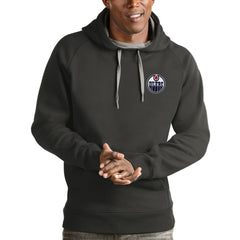 Edmonton Oilers Antigua Victory Pullover Hoodie - Charcoal | NHL sale