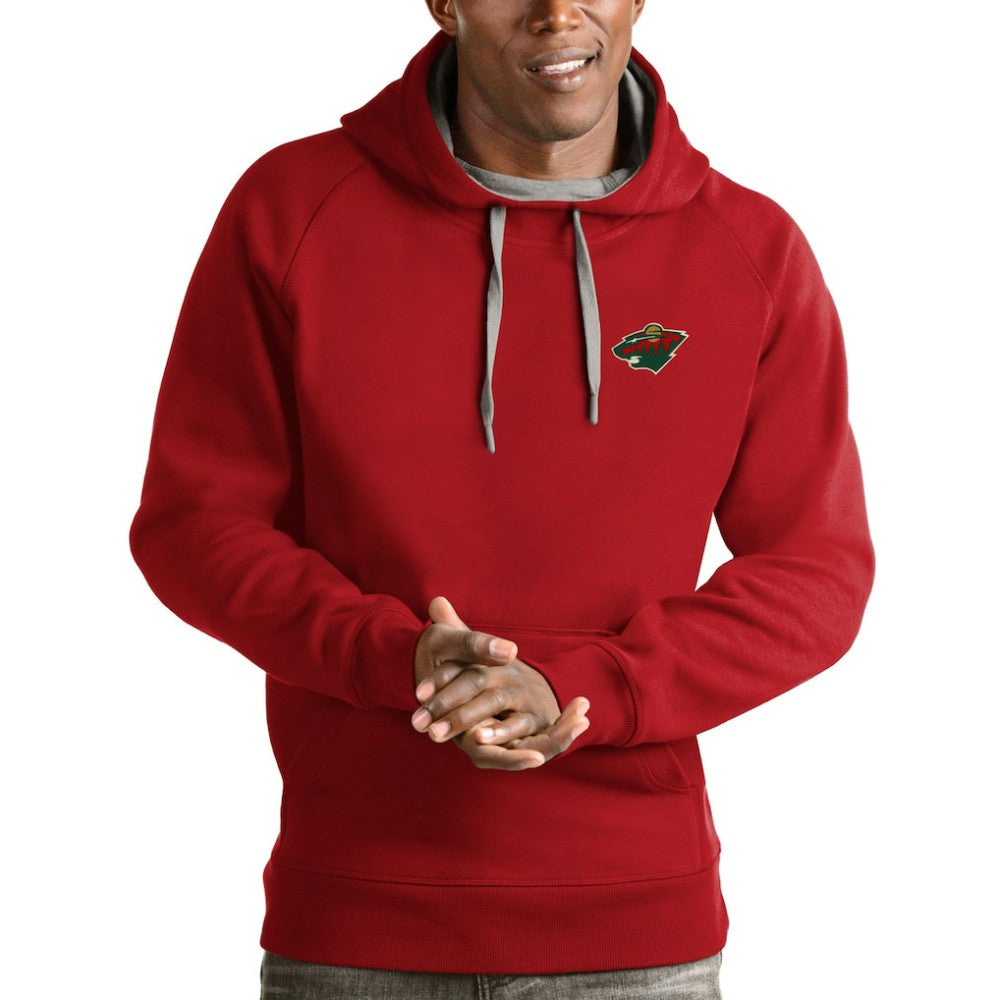 Minnesota Wild Antigua Victory Pullover Hoodie - Red | NHL near me