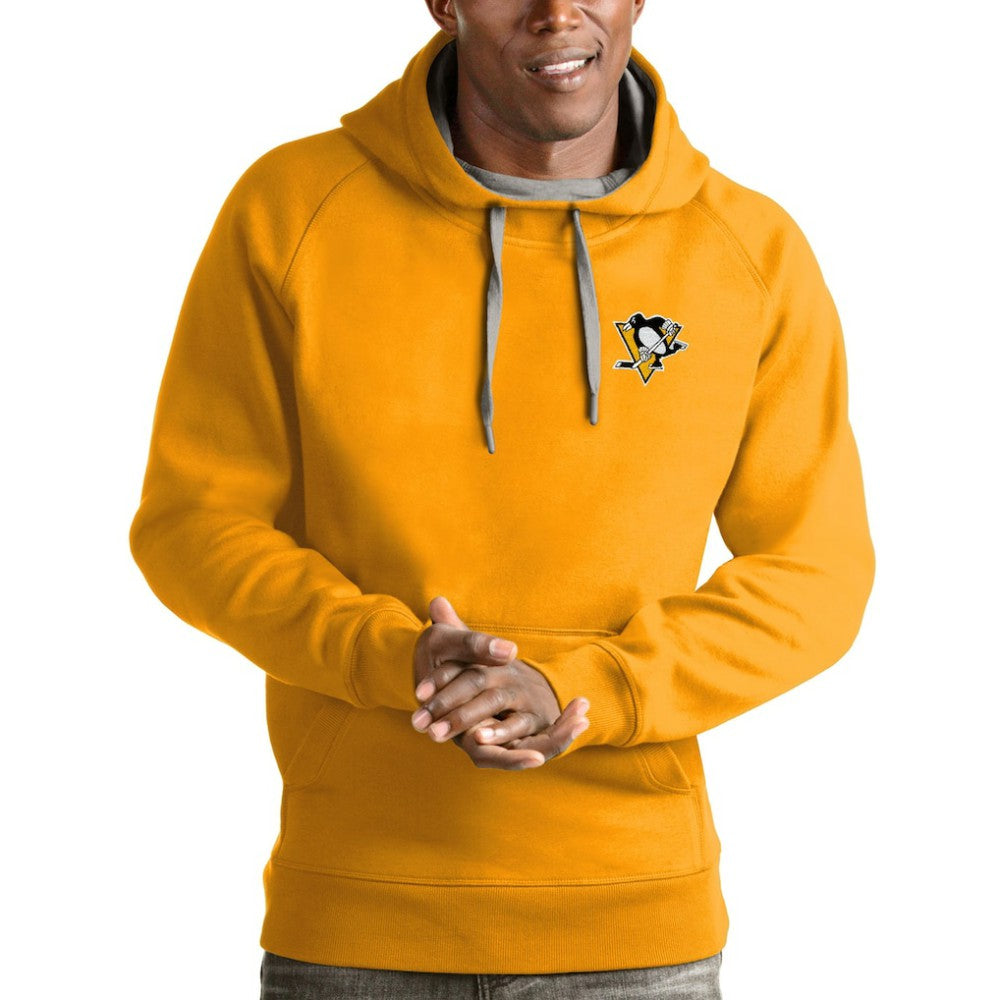 Pittsburgh Penguins Antigua Victory Pullover Hoodie - Gold | NHL on sale