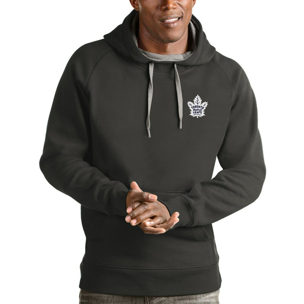Toronto Maple Leafs Antigua Victory Pullover Hoodie - Charcoal | NHL online
