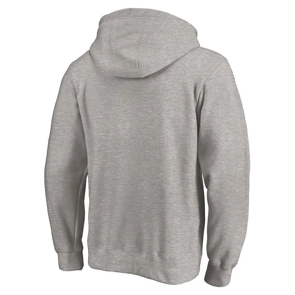 Dallas Cowboys Primary Logo Fitted Pullover Hoodie - Heather Gray - NFL