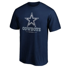 Dallas Cowboys Team Lockup T-Shirt - Navy - NFL