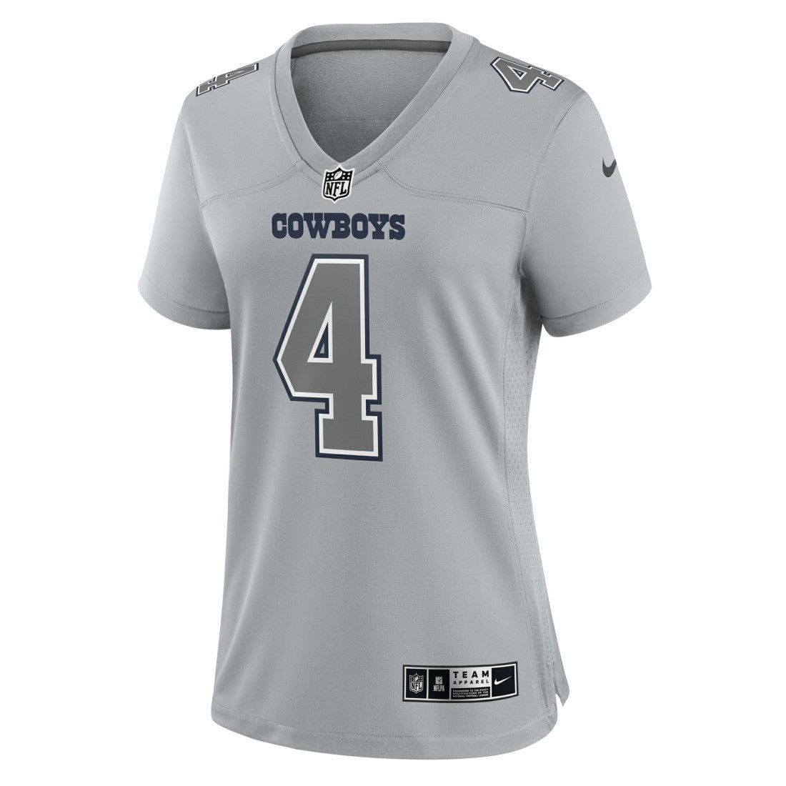 Dak Prescott Dallas Cowboys Women's Atmosphere Fashion Game Jersey - Gray - Nike