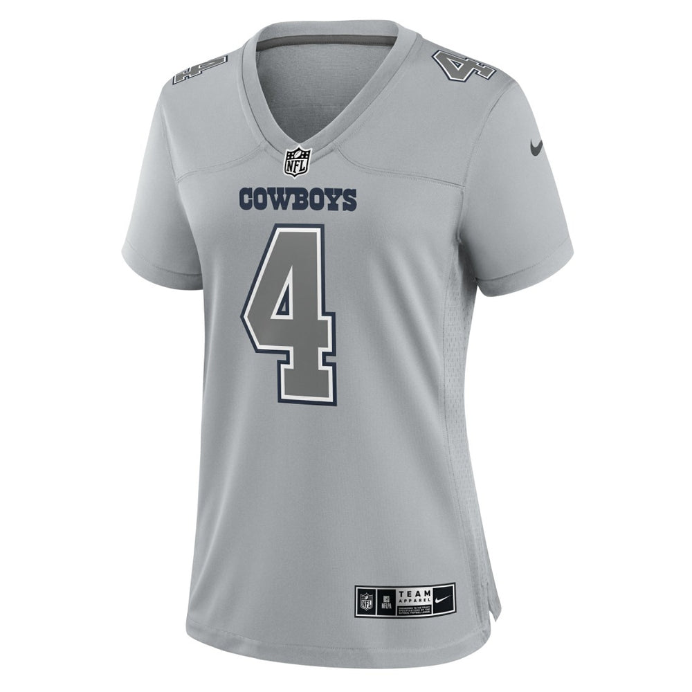 Dak Prescott Dallas Cowboys Women's Atmosphere Fashion Game Jersey - Gray - Nike
