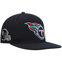 Tennessee Titans Pro Standard Logo II Snapback Hat - Navy - NFL