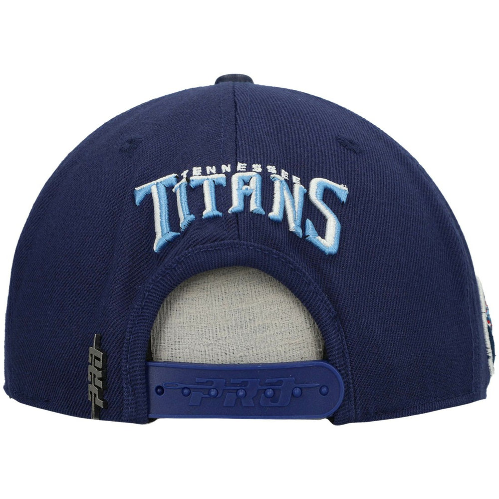 Tennessee Titans Pro Standard Stacked Snapback Hat - Navy - NFL