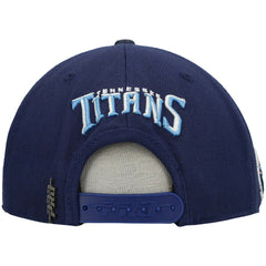 Tennessee Titans Pro Standard Stacked Snapback Hat - Navy - NFL