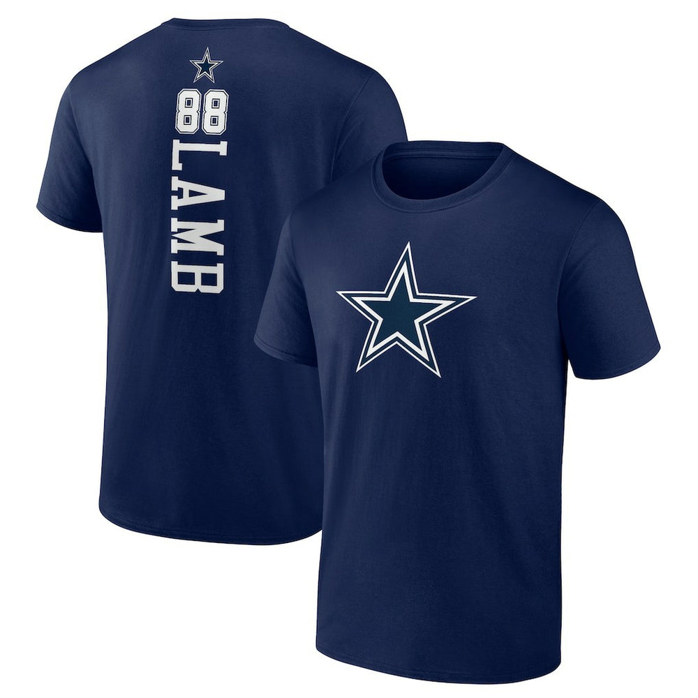 CeeDee Lamb Dallas Cowboys Playmaker T-Shirt - Navy - NFL