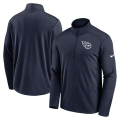 Tennessee Titans Logo Pacer Performance Half-Zip Jacket - Navy - Nike