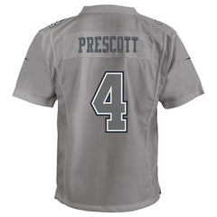Dak Prescott Dallas Cowboys Youth Atmosphere Game Jersey - Gray - Nike