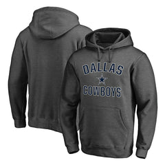 Dallas Cowboys Victory Arch Team Fitted Pullover Hoodie - Charcoal - NFL