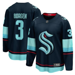 Will Borgen Seattle Kraken Fanatics Home Breakaway Player Jersey - Deep Sea Blue | Fanatics sale