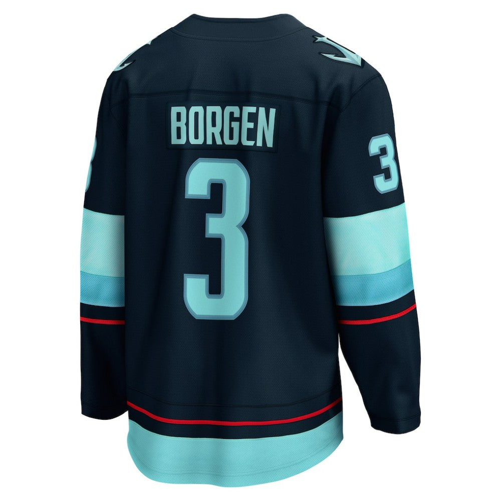 Will Borgen Seattle Kraken Fanatics Home Breakaway Player Jersey - Deep Sea Blue | Fanatics sale