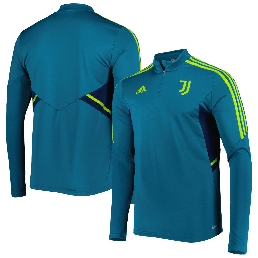Adidas - Juventus Team Training AEROREADY Quarter-Zip Top - Teal
