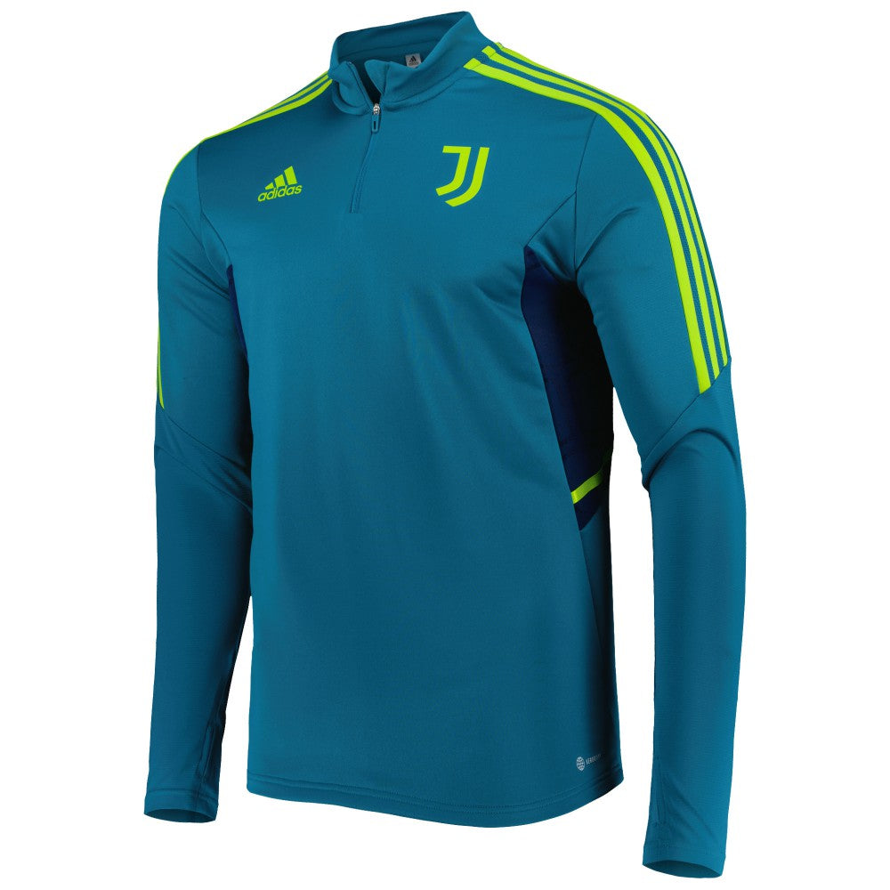 Adidas - Juventus Team Training AEROREADY Quarter-Zip Top - Teal