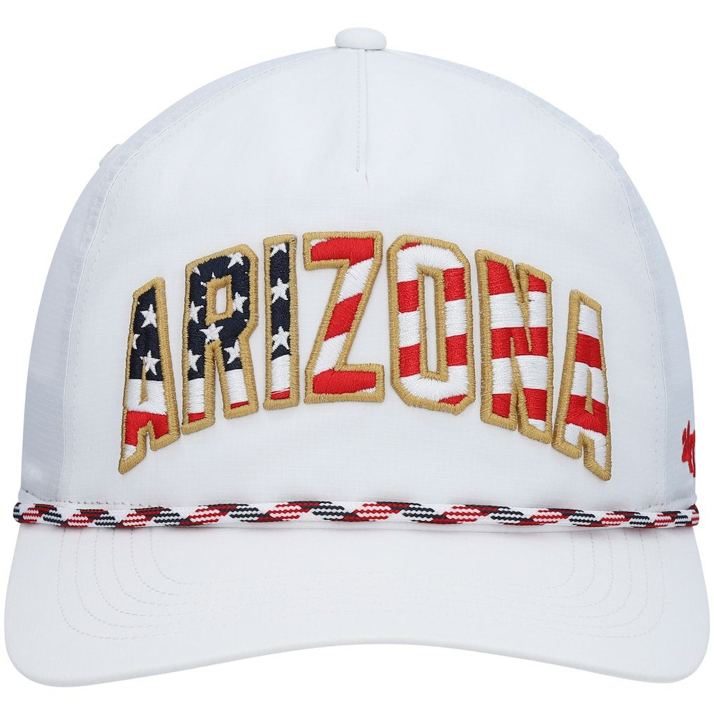 Arizona Cardinals '47 Hitch Stars and Stripes Trucker Adjustable Hat - White - 47 brand