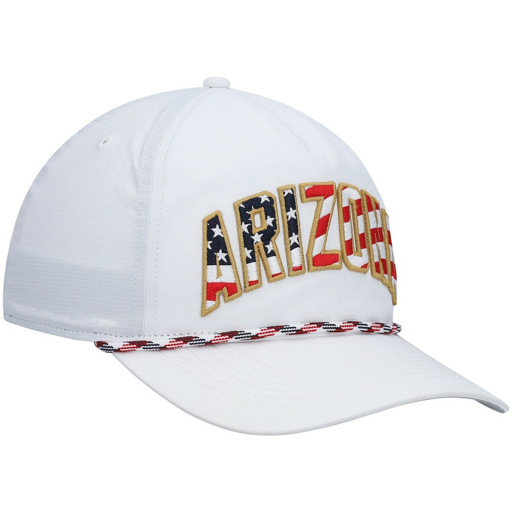 Arizona Cardinals '47 Hitch Stars and Stripes Trucker Adjustable Hat - White - 47 brand