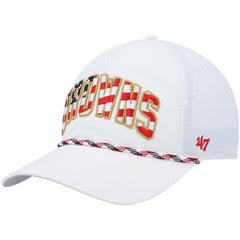 Cleveland Browns '47 Hitch Stars and Stripes Trucker Adjustable Hat - White - 47 brand