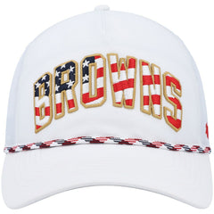 Cleveland Browns '47 Hitch Stars and Stripes Trucker Adjustable Hat - White - 47 brand