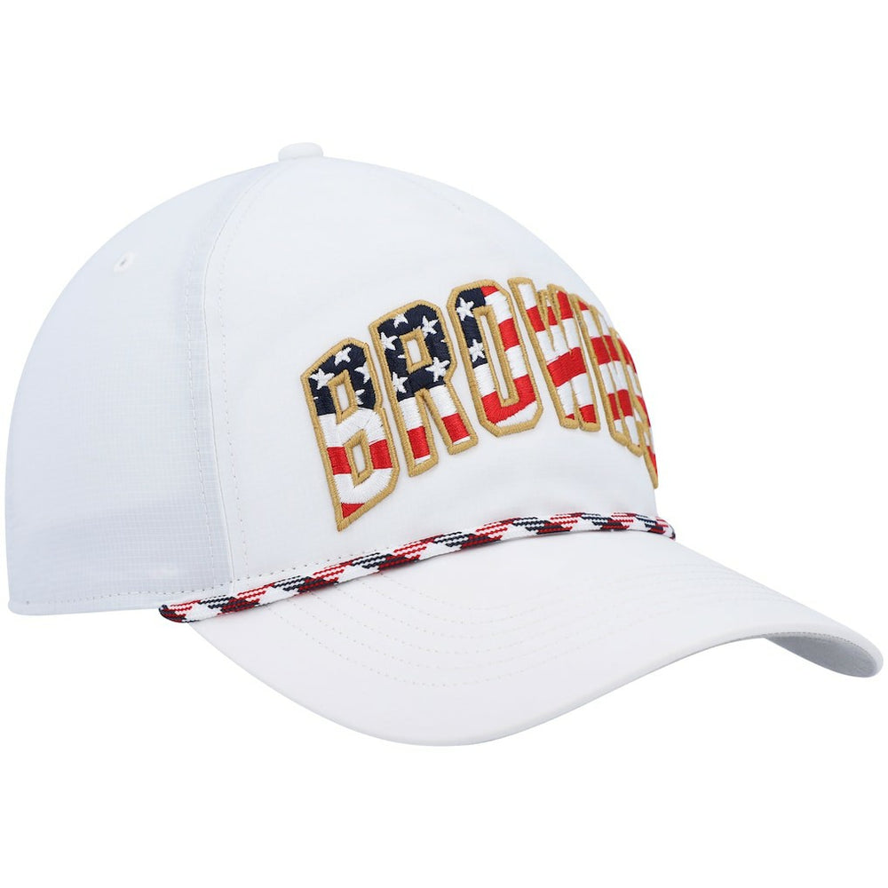 Cleveland Browns '47 Hitch Stars and Stripes Trucker Adjustable Hat - White - 47 brand