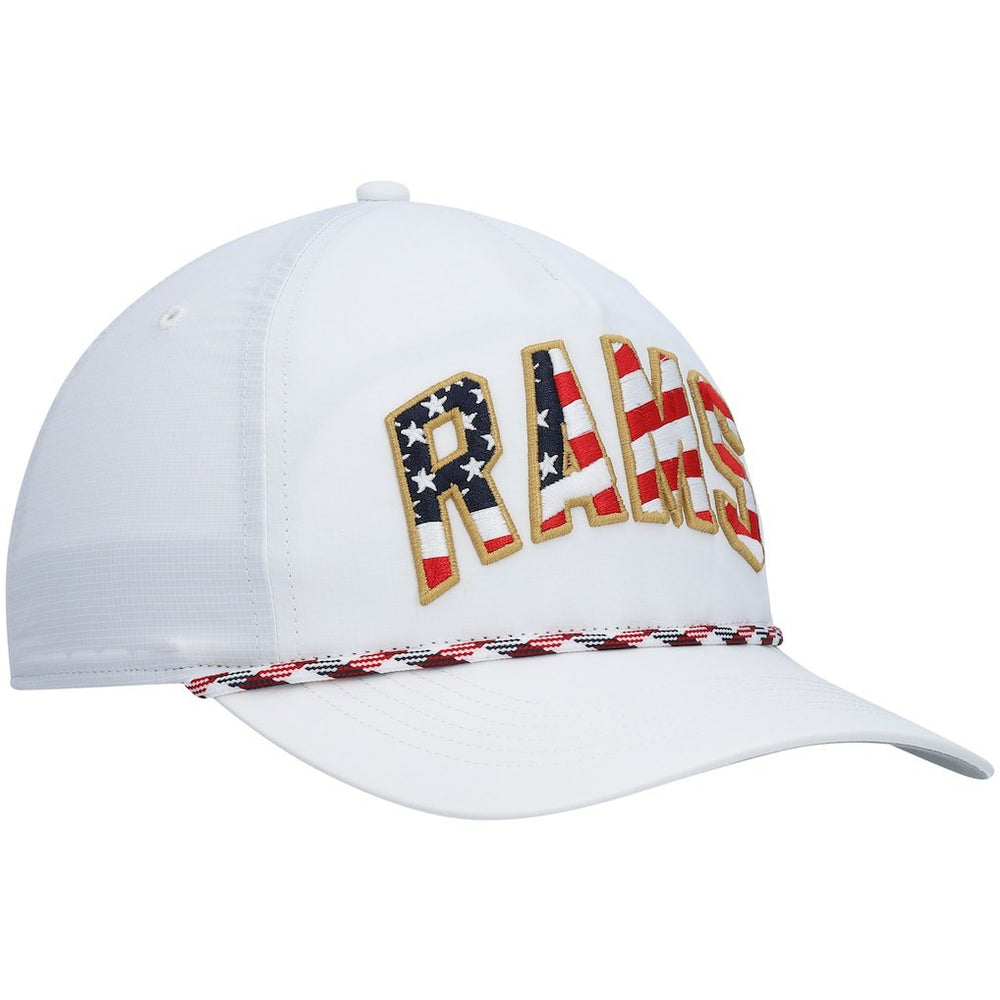 Los Angeles Rams '47 Hitch Stars and Stripes Trucker Adjustable Hat - White - 47 brand