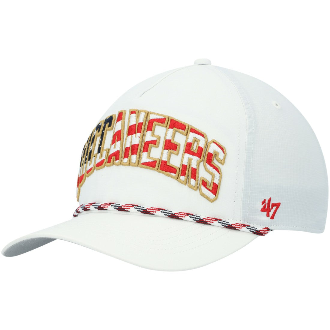 Tampa Bay Buccaneers '47 Hitch Stars and Stripes Trucker Adjustable Hat - White - 47 brand