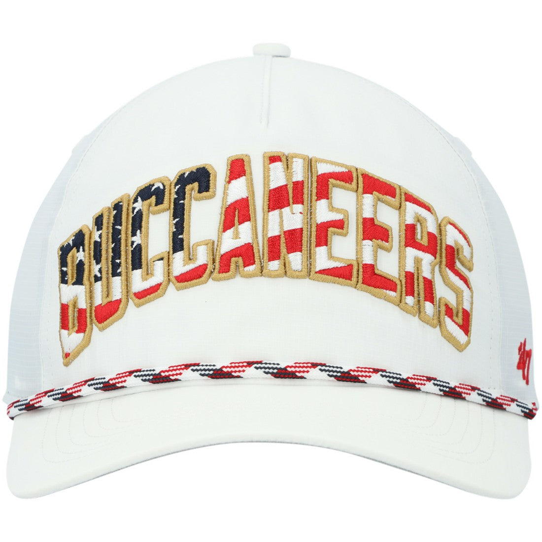 Tampa Bay Buccaneers '47 Hitch Stars and Stripes Trucker Adjustable Hat - White - 47 brand