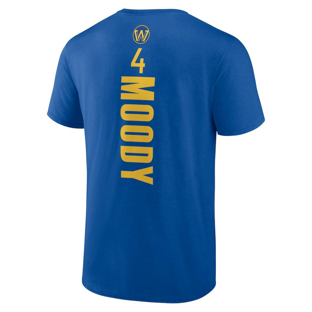 Moses Moody Golden State Warriors Playmaker Name & Number T-Shirt Royal