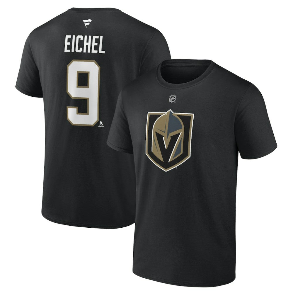 Jack Eichel Vegas Golden Knights Fanatics Authentic Stack Name & Number T-Shirt - Black | Fanatics Lifestyle
