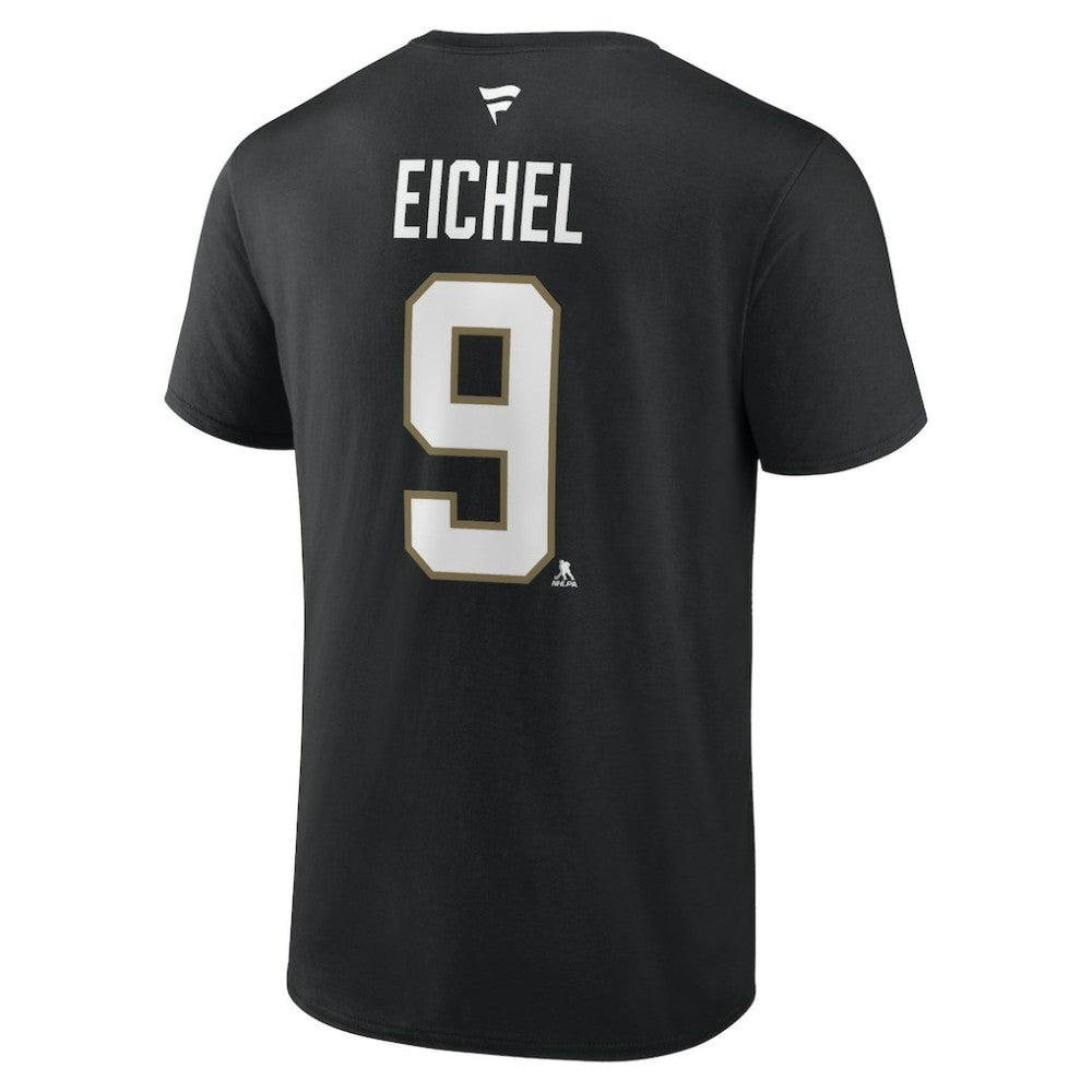 Jack Eichel Vegas Golden Knights Fanatics Authentic Stack Name & Number T-Shirt - Black | Fanatics Lifestyle