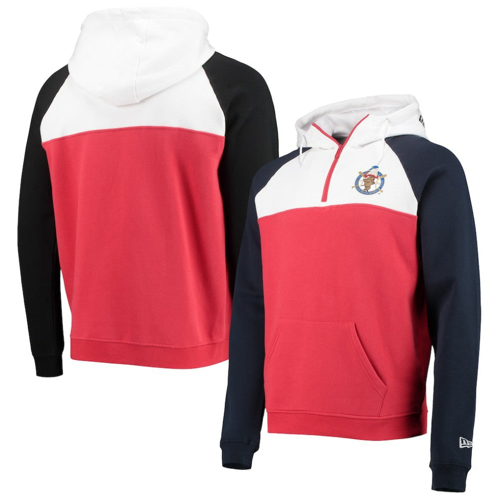 Washington Nationals New Era Cooperstown Collection Quarter-Zip Hoodie Jacket Outlet