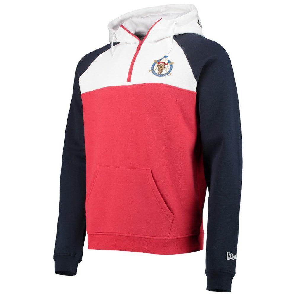 Washington Nationals New Era Cooperstown Collection Quarter-Zip Hoodie Jacket Outlet