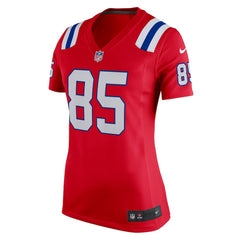 Hunter Henry New England Patriots Women's Team Game Jersey - Red - Nike