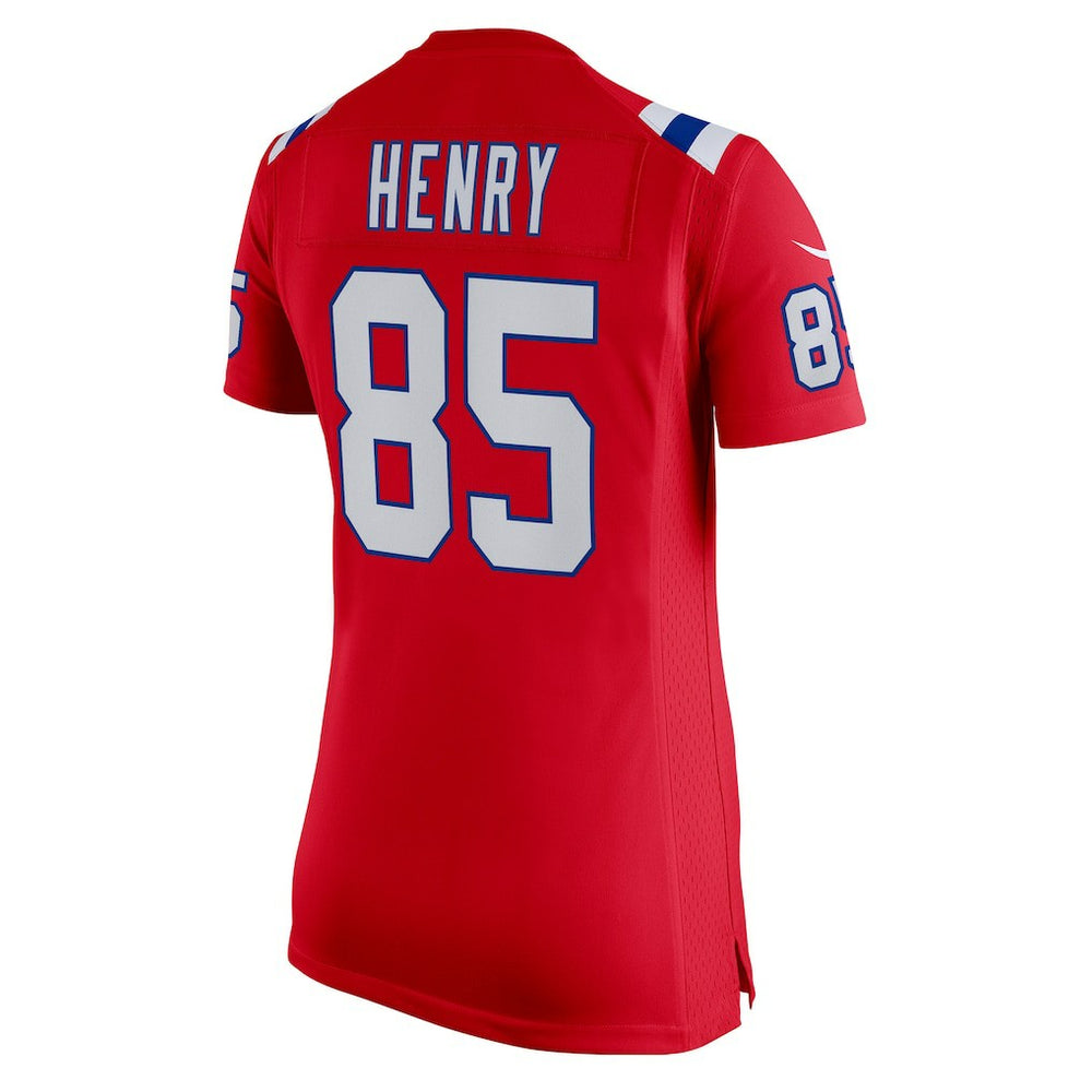 Hunter Henry New England Patriots Women's Team Game Jersey - Red - Nike