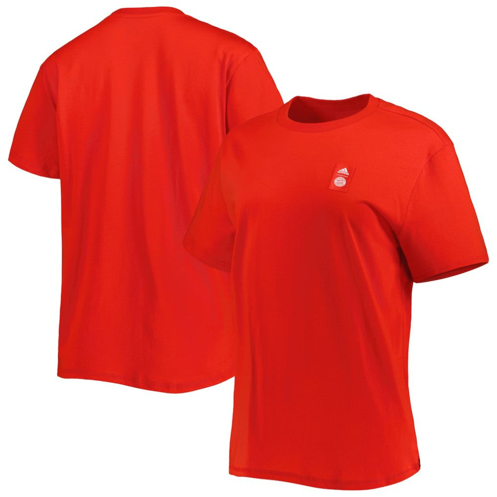 Adidas - Bayern Munich Women's DNA T-Shirt - Red