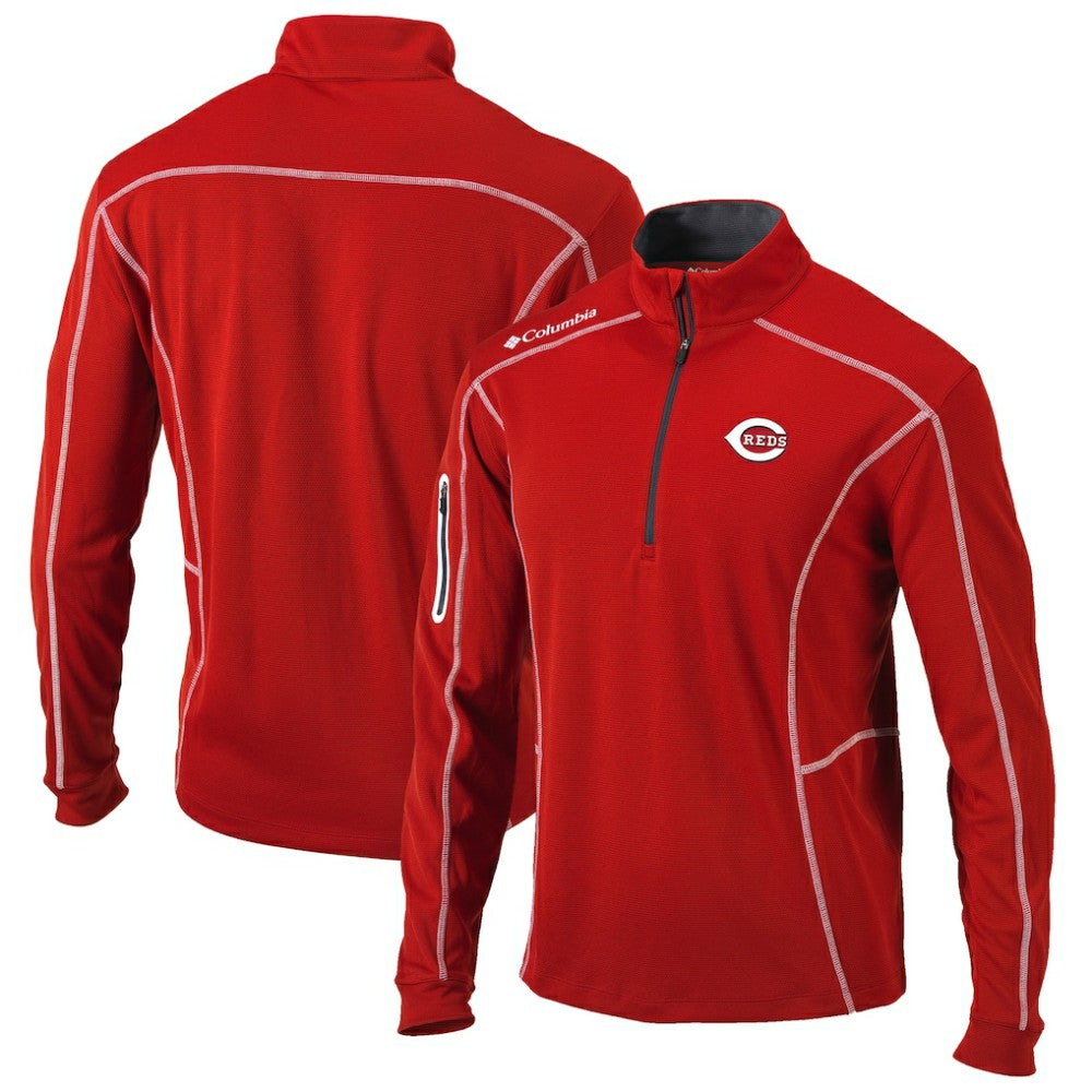Cincinnati Reds Columbia Shotgun Omni-Wick Quarter-Zip Pullover Jacket Online