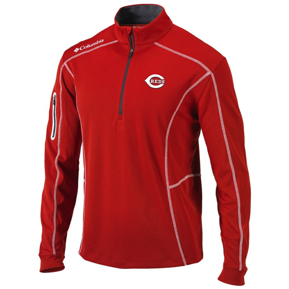 Cincinnati Reds Columbia Shotgun Omni-Wick Quarter-Zip Pullover Jacket Online