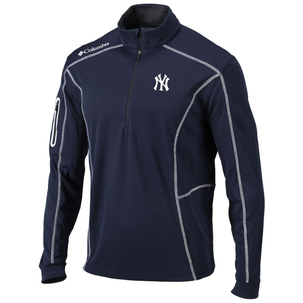 New York Yankees Columbia Shotgun Omni-Wick Quarter-Zip Pullover Jacket Outlet