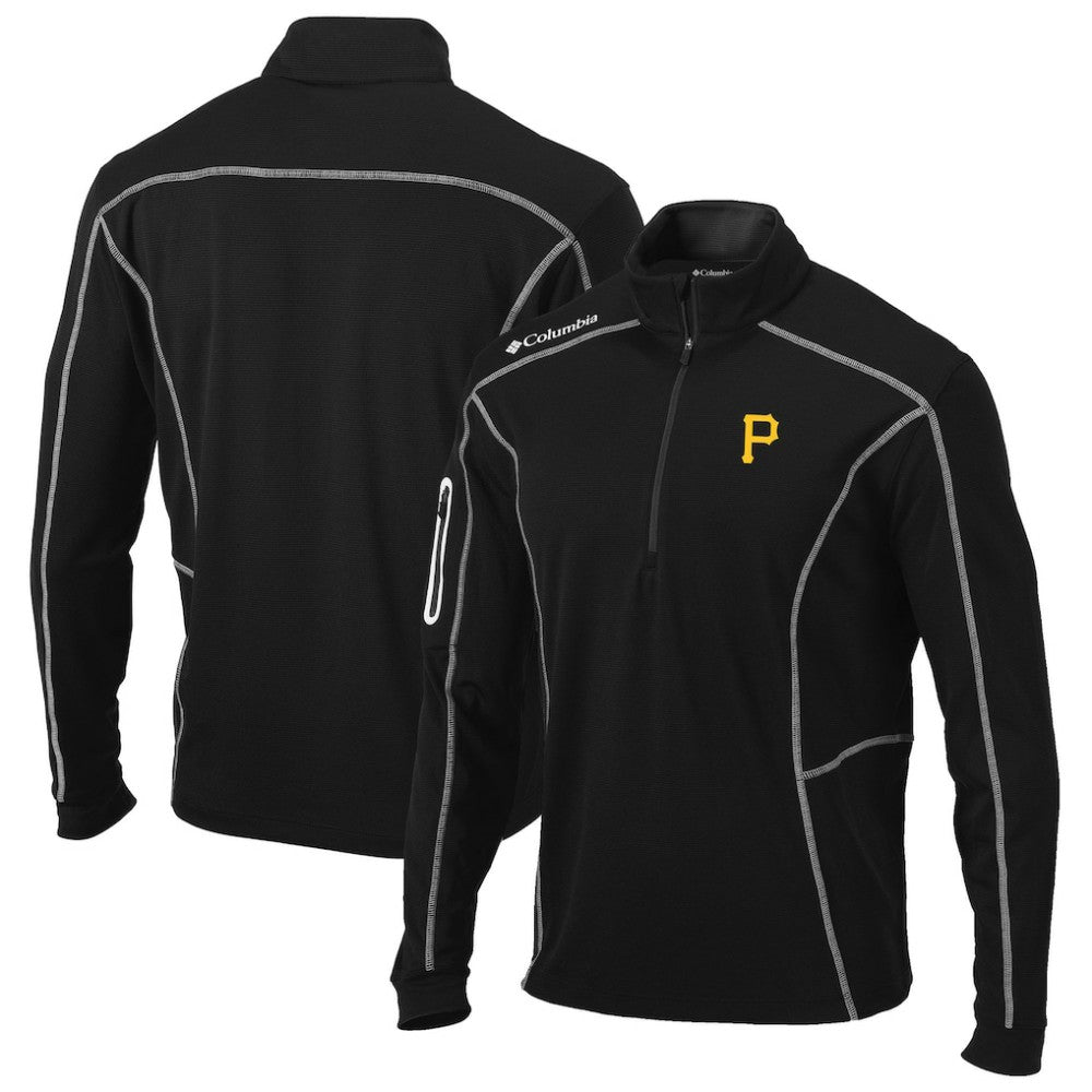 Pittsburgh Pirates Columbia Shotgun Omni-Wick Quarter-Zip Pullover Jacket Outlet