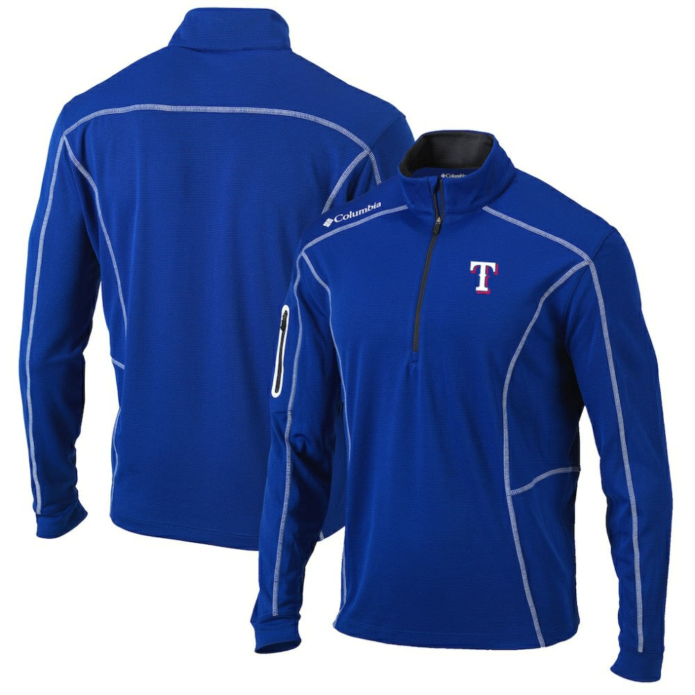 Texas Rangers Columbia Shotgun Omni-Wick Quarter-Zip Pullover Jacket Near Me